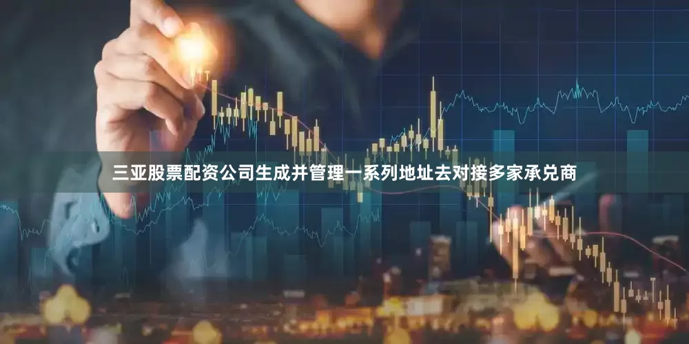 三亚股票配资公司生成并管理一系列地址去对接多家承兑商